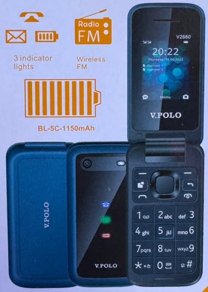LIMITED DISCOUNT !!!BRAND NEW  V2660 Dual SIM Flip Phone - , Wireless FM, Camera- dual SIM CARD FEATURE PHONE WITH Bluetooth /Wireless FM/SD Slot kabambe/katululu/mulika mwizi/button feature phone