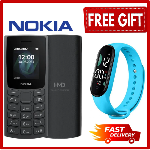 LIMITED DISCOUNT💃🏻💃🏻🔥🔥 !! BRAND NEW NOKIA 105 DUAL SIM CARD FEATURE PHONE WITH Bluetooth /Wireless FM/SD Slot kabambe/katululu/mulika mwizi/button feature phone