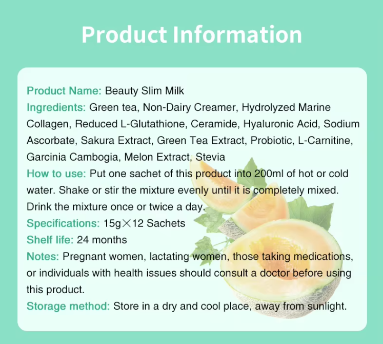 Beauty Slim Milk for Weight Loss