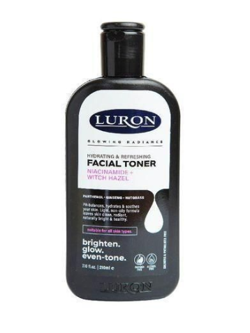 Luron Niacinamide Beginner Skincare Set – Complete 4-in-1 Facial Care Routine with Micellar Cleansing Water, Witch Hazel Toner, Day Cream & Night Cream | Hydrating, Brightening & Smooth Glowing Skin
