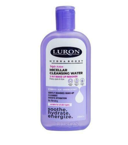 Luron Niacinamide Beginner Skincare Set – Complete 4-in-1 Facial Care Routine with Micellar Cleansing Water, Witch Hazel Toner, Day Cream & Night Cream | Hydrating, Brightening & Smooth Glowing Skin