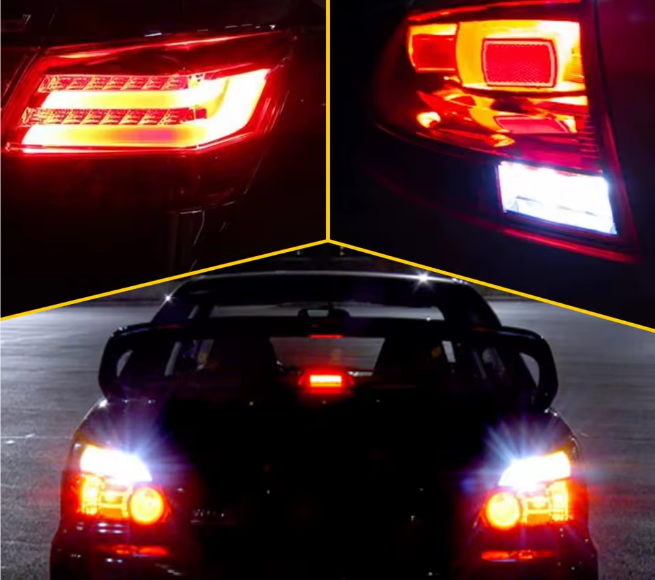 360° Car LED Bulbs Signal/Brake/Reverse 2 pcs