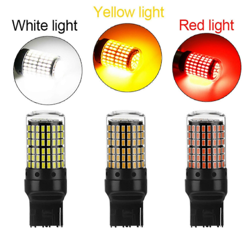 360° Car LED Bulbs Signal/Brake/Reverse 2 pcs