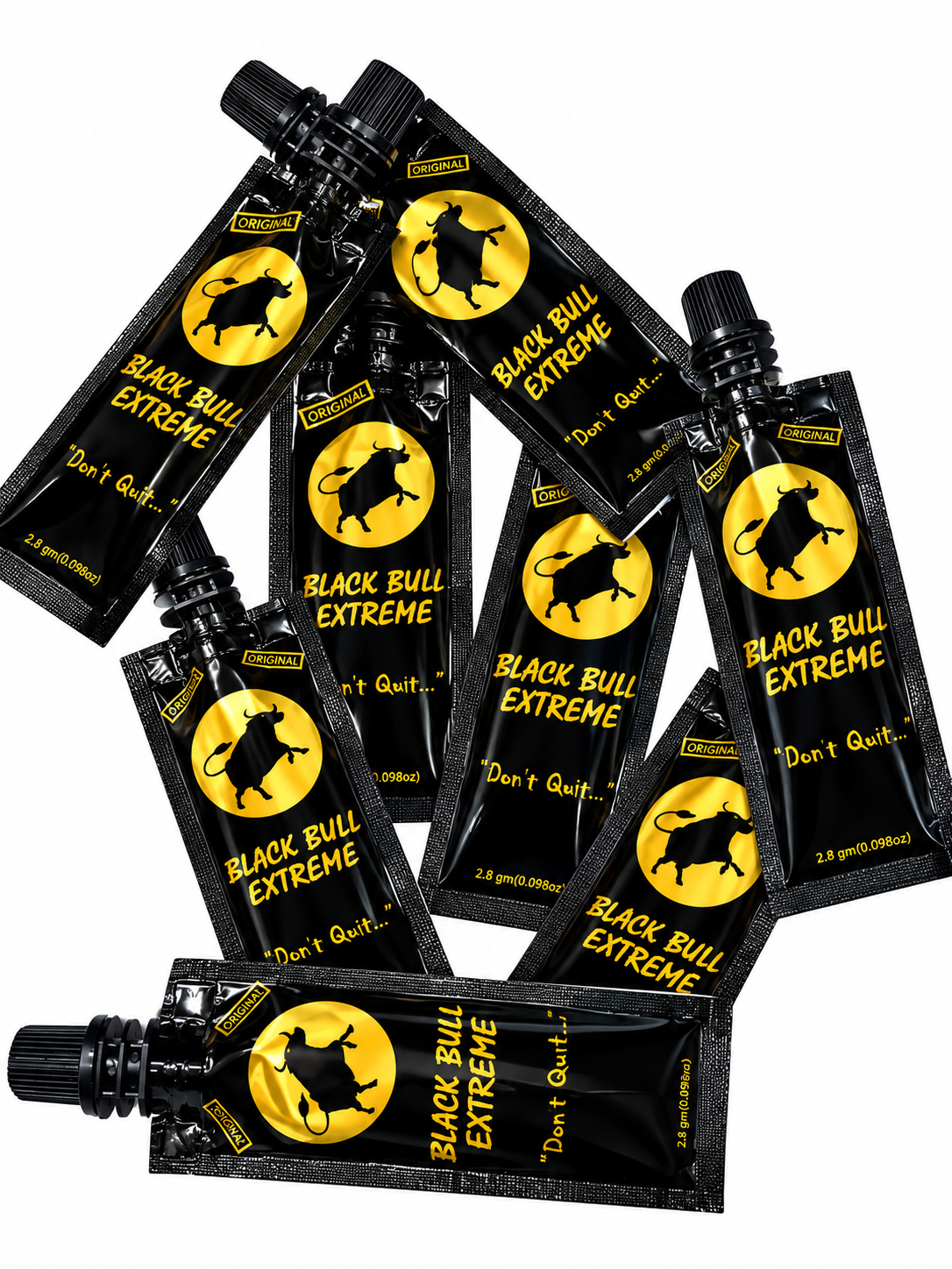 8 sachets of (BLACK) Bull Extreme – Male Enhancement Honey. view 2