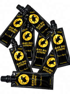 8 sachets of (BLACK) Bull Extreme – Male Enhancement Honey.