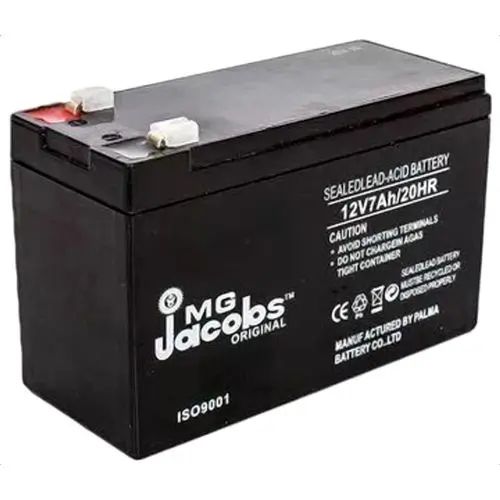 Mg Jacobs 12V Battery 12V 7.2Ah Rechargeable UPS Battery 20HR.