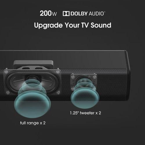 HISENSE HS218 2.1CH SOUND BAR WITH WIRELESS SUBWOOFER, 200W, POWERED BY DOLBY AUDIO , ROKU TV READY, BLUETOOTH, HDMI ARC/OPTICAL/AUX/USB, 3 EQ MODES-1 YEAR WARRANTY