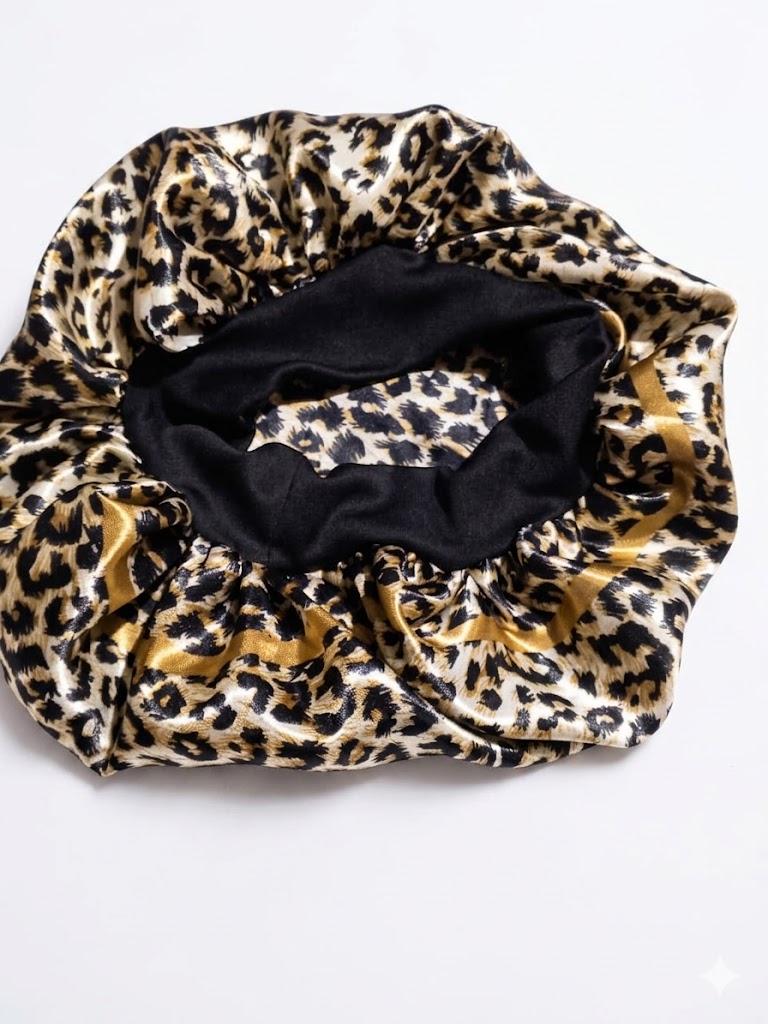 Wide Band Satin Hair Bonnet Sleeping Cap Hair Bonnet Satin Silk Hair Cap