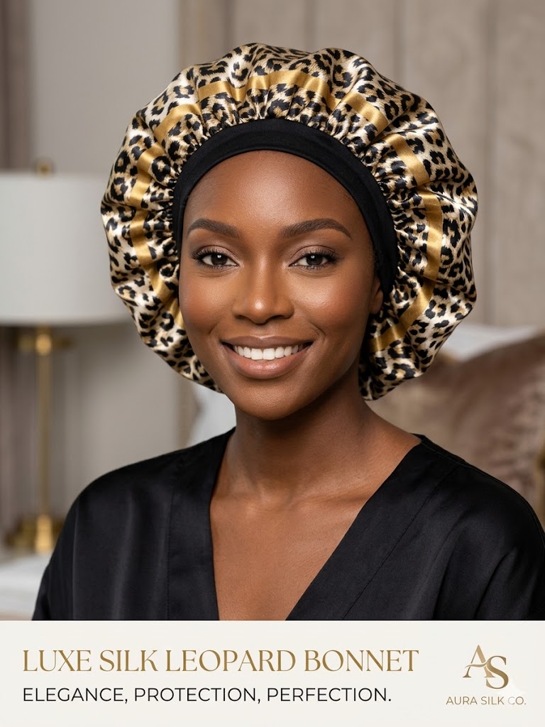 Wide Band Satin Hair Bonnet Sleeping Cap Hair Bonnet Satin Silk Hair Cap