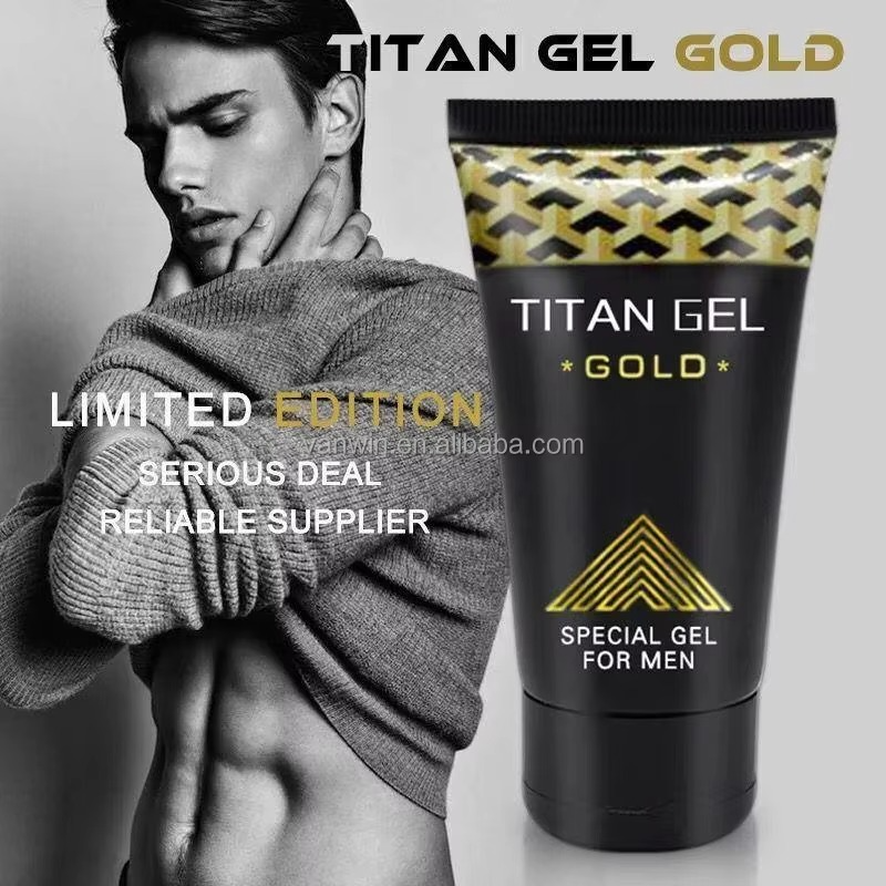Gold Titan Gel Penis Enlargement Cream Penis Growth Cream Penis Enlargement & Thickening Cream - lite view 3