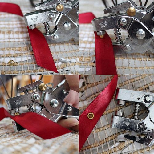 Eyelet Hole Punch Pliers With 100-pieces Eyelets