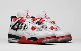 🔥 (on offer ) "Air Jordan 4 Retro OG 'Fire Red' - White/Black/Tech Grey/Fire Red . (best shop for jordan 1, jordan 4, airforce, air foce, airforce)