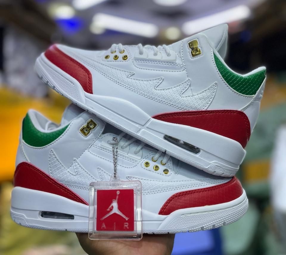 🔥 (free foam cleaner) 🔥 Air jordan 3 Retro  Men’s Sneakers – Men’s Cushioned Running Shoes, Streetwear Trainers, Comfortable Sports Shoes, Casual Fashion Sneakers with Air Sole Unit,
