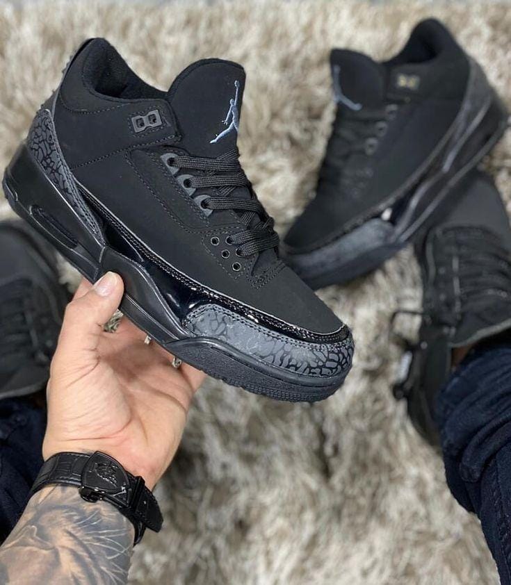 🔥 (free foam cleaner) 🔥 Air jordan 3 Retro  Men’s Sneakers – Men’s Cushioned Running Shoes, Streetwear Trainers, Comfortable Sports Shoes, Casual Fashion Sneakers with Air Sole Unit,