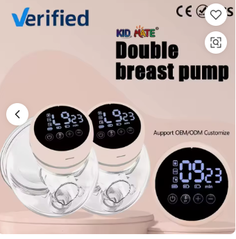 Wearable Double Electric for Hands-Free Automatic Massage Painless Milk Expression BPA Free Rechargeable for Nursing Mothers