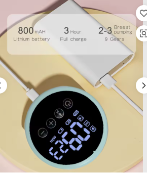 Double Hands Free Portable Breast Milk Extractor Machine Electric Wearable Breast Pump .