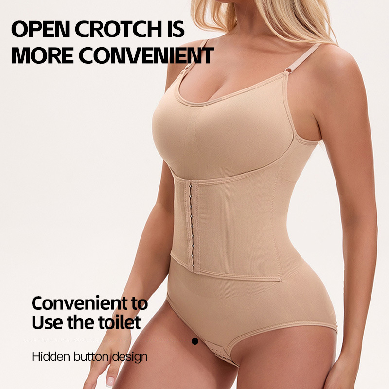 One-piece women's body tight hips beautiful back corset waist abdomen shaping plus size corset.