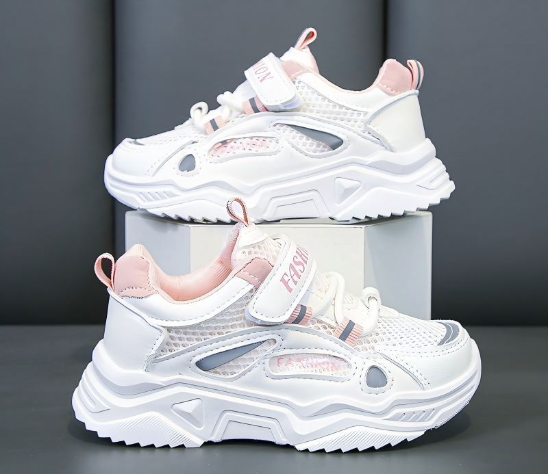 Summer New Kids Sneakers Breathable Mesh Shoes Soft Sole Running Shoes For Boys Girls