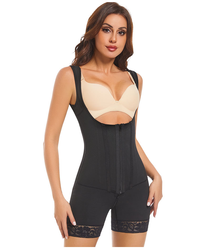 One-piece corset waist, abdomen and buttocks, tight corset, female corset body pressure.