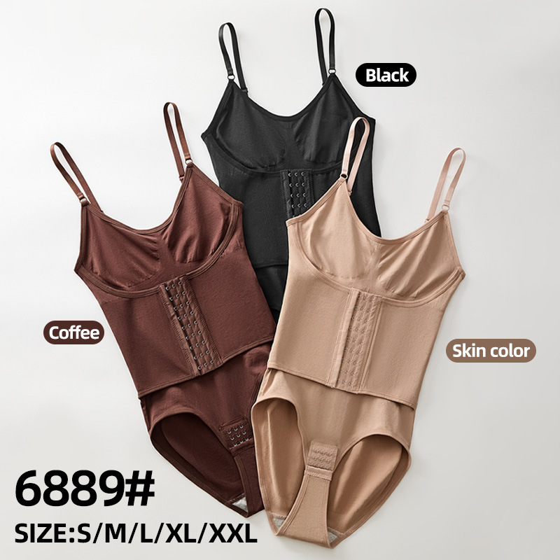 One-piece women's body tight hips beautiful back corset waist abdomen shaping plus size corset.
