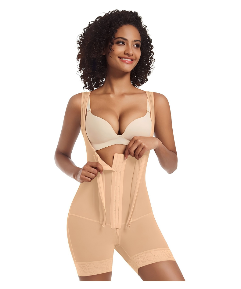 One-piece corset waist, abdomen and buttocks, tight corset, female corset body pressure.