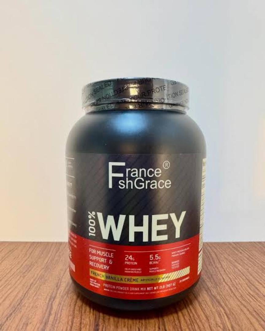 100% Whey Protein Mass Gainer Double Chocolate 900g - Fast Muscle Growth - Post-Workout Powder Support Endurance & Sports Recovery Supplements Muscle Growth Powder Gym Solid Drink