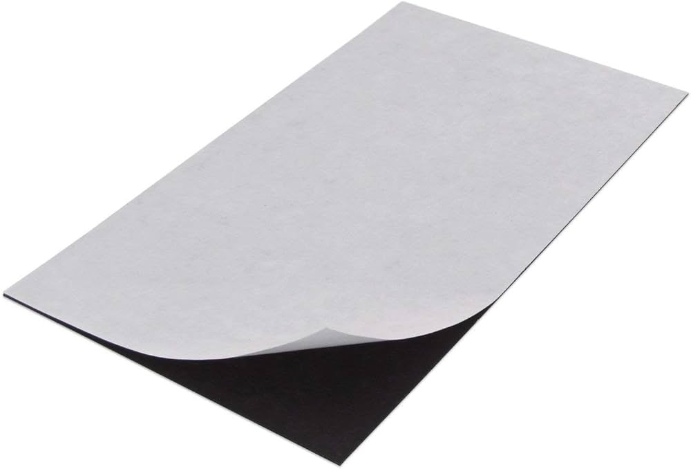 10 Pcs Magnetic Sheets with Adhesive for Making Fridge Magnets
