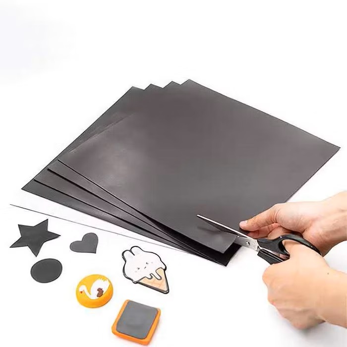 10 Pcs Magnetic Sheets with Adhesive for Making Fridge Magnets
