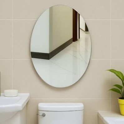 Modern Home Décor Mirror Peel and Stick Mirror . Unbreakable  Wall Flexible Mirror peel and stick mirror – Shatterproof Decorative Mirror for Home & Gym Use