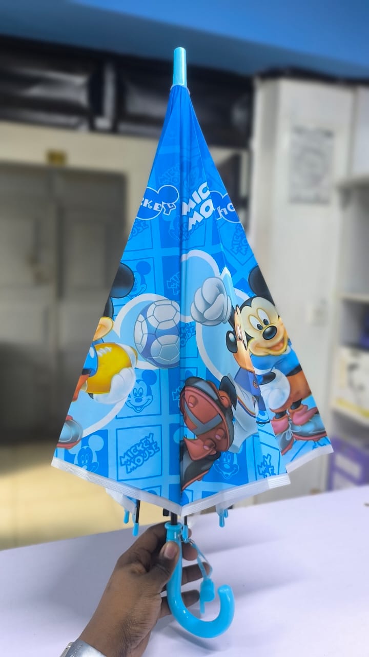 Cartoon Themed Kids Umbrella Restocked Strong Lightweight Rain Umbrella