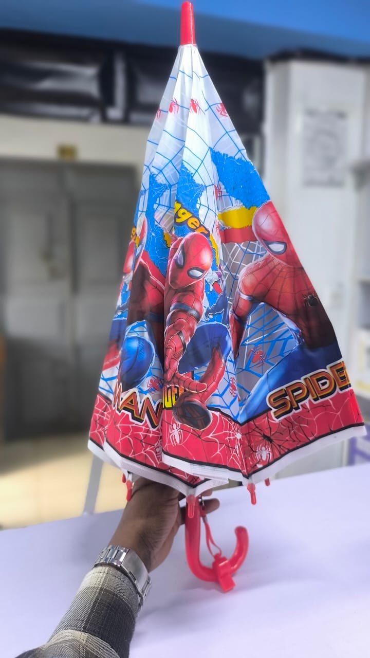Cartoon Themed Kids Umbrella Restocked Strong Lightweight Rain Umbrella