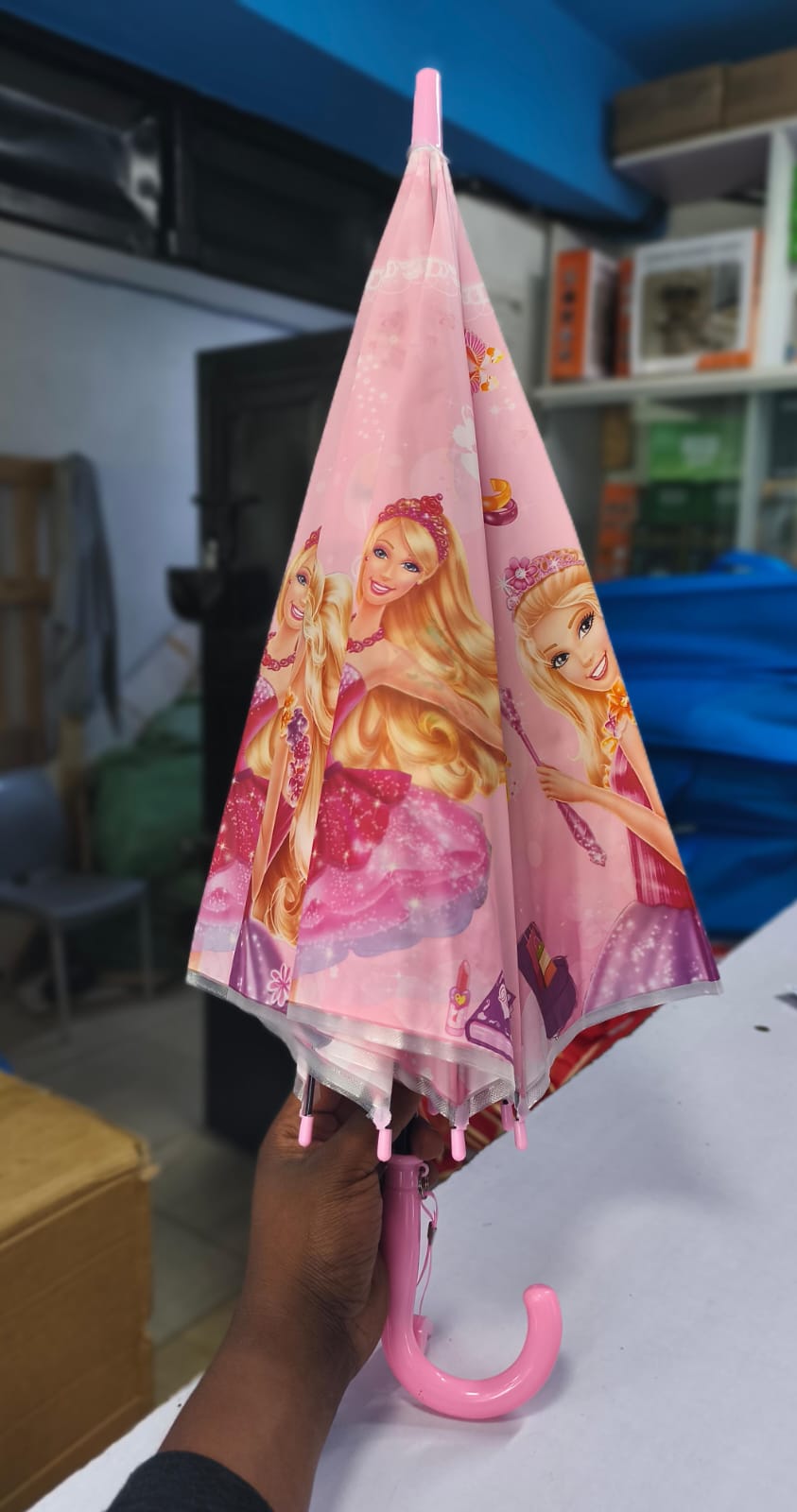 Cartoon Themed Kids Umbrella Restocked Strong Lightweight Rain Umbrella