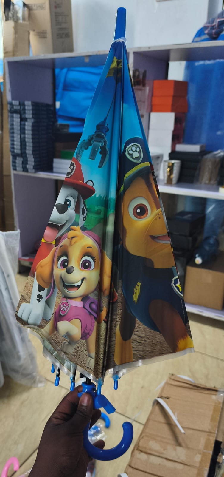 Cartoon Themed Kids Umbrella Restocked Strong Lightweight Rain Umbrella