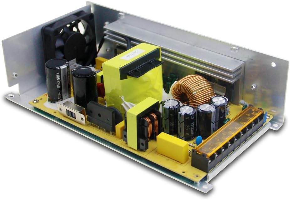 12V 40A Switching Power Supply Unit – AC to DC Regulated Transformer Adapter for LED Displays, CCTV & Industrial Systems