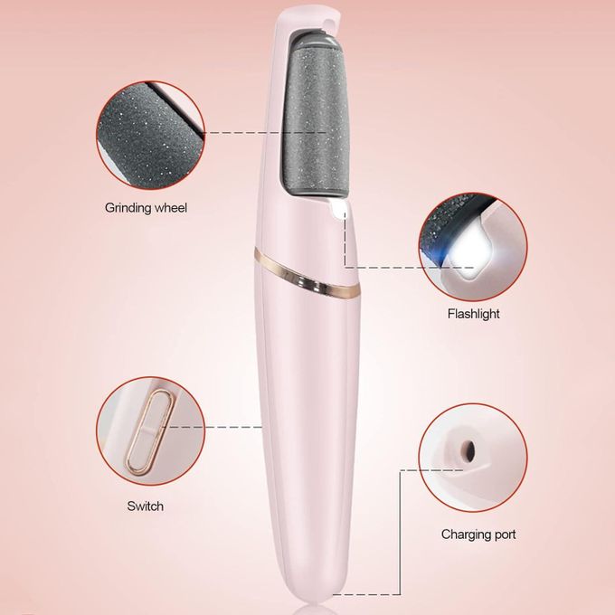 Electric Callus Remover, Foot Scrubber Rechargeable Pedicure Callus Remover Foot File Kit Feet Skin Care Pedicure