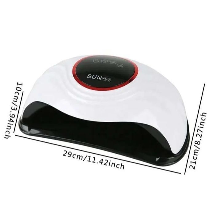 2 IN 1 SUN KM~3 288W Nail Dryers LED UV Light  Nail Lamp Fast Drying Gel Nail Polish Dryer 66LEDS Home Use Ice Lamp With Auto Sensor For Manicure Salon FIT BOTH HANDS AT A GO!! view 2