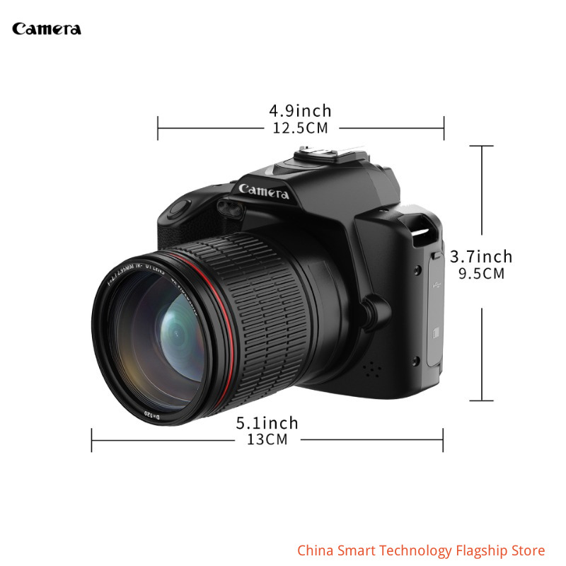 4K Digital Camera 64MP WiFi Vlogging Camera with IR Night Vision, 16X Zoom, 3.0" IPS Screen, Upgraded LED Fill Light & External Microphone