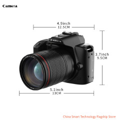 4K Digital Camera 64MP WiFi Vlogging Camera with IR Night Vision, 16X Zoom, 3.0" IPS Screen, Upgraded LED Fill Light & External Microphone
