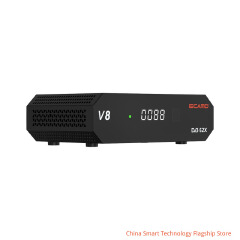 【 Flagship 】 ECAMD V8 DVB-S2X high-definition digital satellite TV set-top box, supporting H.265 HEVC 1080P full HD decoding, suitable for universal TV receivers in homes and hotels