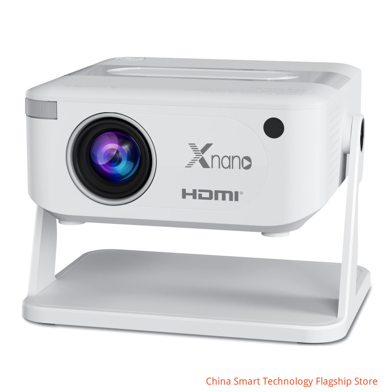 4K HD | Android 11 System | 1080P | Short Focus Smart Projector | WiFi 6. Bluetooth | Automatic Calibration Home Bedroom Wall Projection Portable Projector
