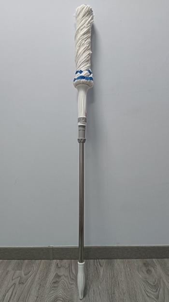 Quality Self-Wringing Mop Highly Absorbent Floor Cleaning Mop with Easy Squeeze Design, Hands-Free Wringing and Lightweight Handle for Tiles, Wood, Laminate and Everyday Household Cleaning.