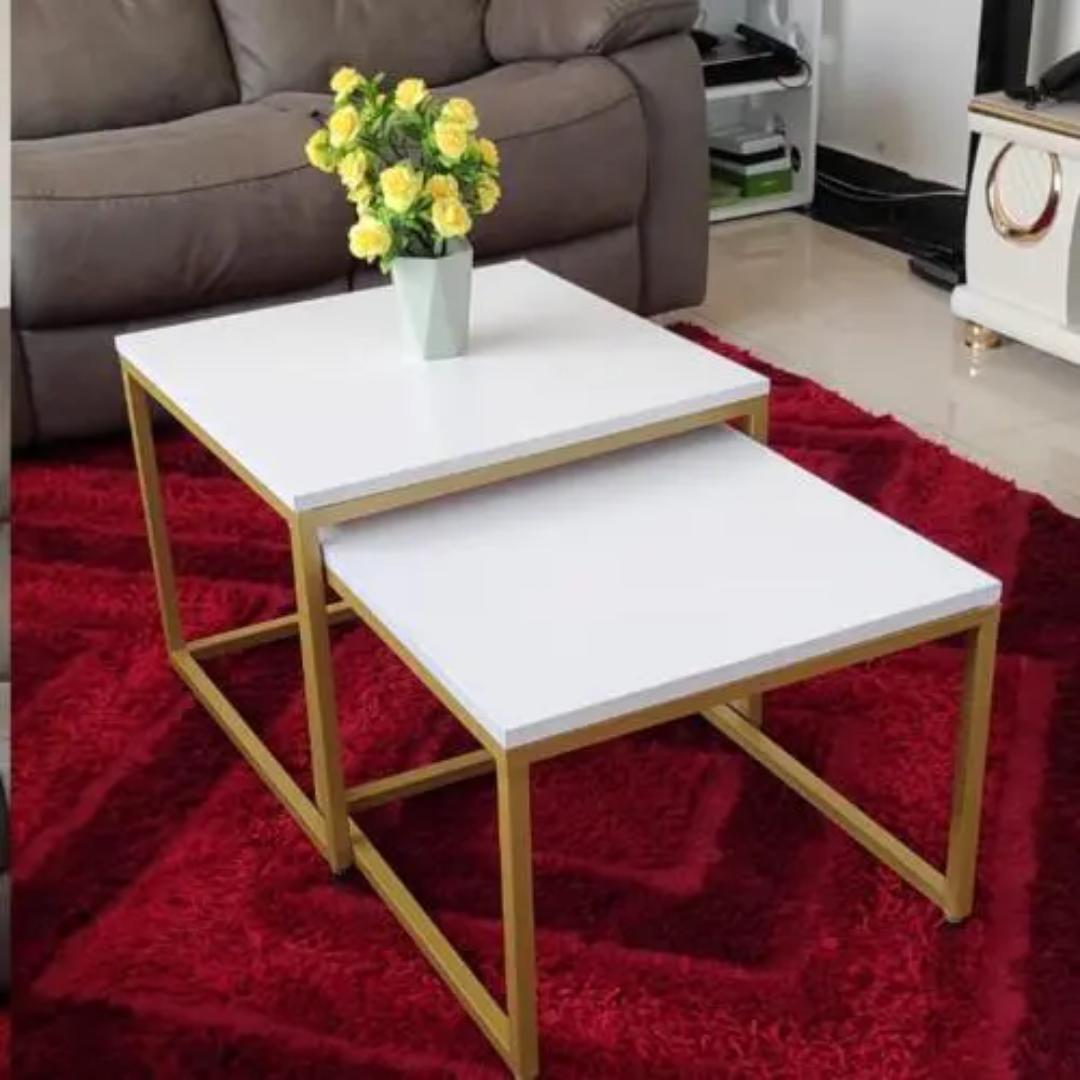 【PROMOTION!】Bree Coffee Table Square Nesting Table Furniture High Quality Durable Classic Sitting Room Coffee Tables