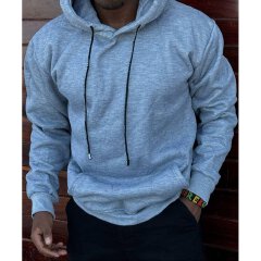 Plain Fleece Drawstring Hoodie for Men - Gents Warm Fleece Hooded Pullover, Casual Streetwear & Weekend Wear, Cold Season Top, Men's Hoodies & Sweatshirts, Men's Fashion Wear