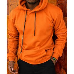 Plain Fleece Drawstring Hoodie for Men - Gents Warm Fleece Hooded Pullover, Casual Streetwear & Weekend Wear, Cold Season Top, Men's Hoodies & Sweatshirts, Men's Fashion Wear