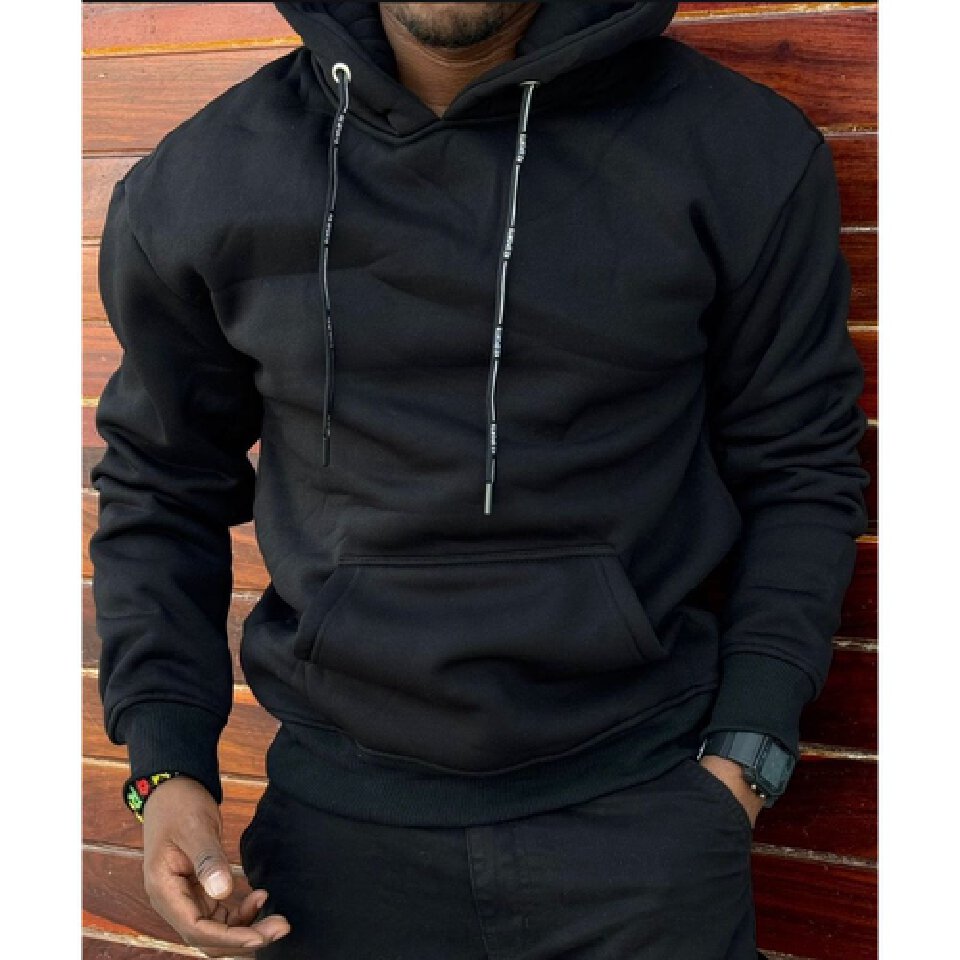 Classic Drawstring Pullover Hoodie for Men - Gents Warm Fleece Hooded Pullover, Casual Streetwear & Weekend Wear, Cold Season Top, Men's Hoodies & Sweatshirts, Men's Fashion Wear