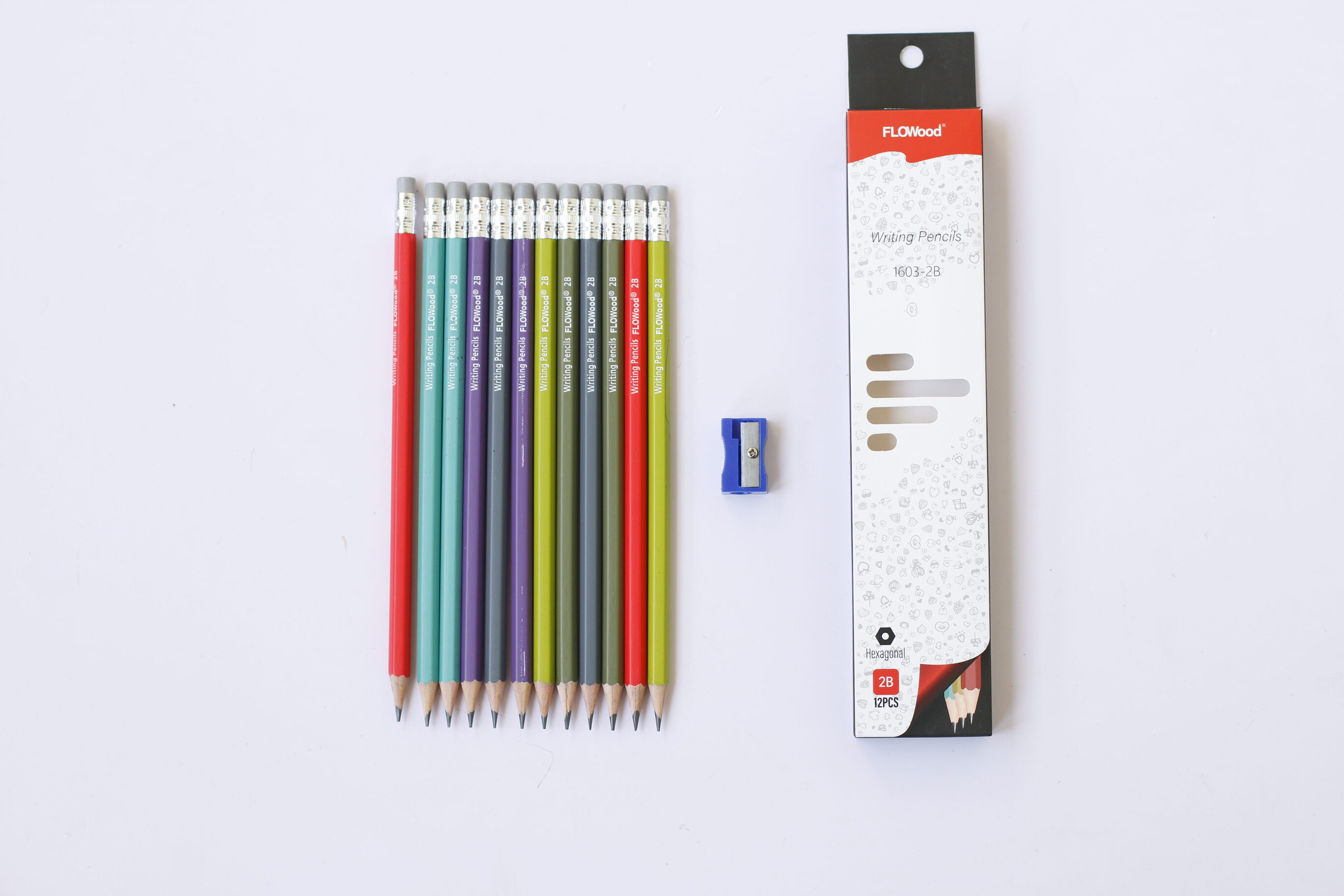 Chung Hwa 6151 HB Wooden Pencils with Eraser – Premium Writing & Drawing Pencils for School, Office & Exam