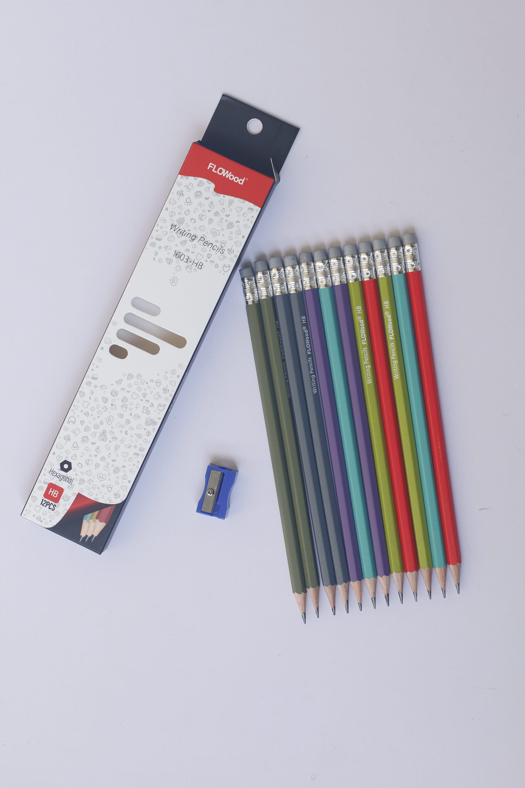 Chung Hwa 6151 HB Wooden Pencils with Eraser – Premium Writing & Drawing Pencils for School, Office & Exam