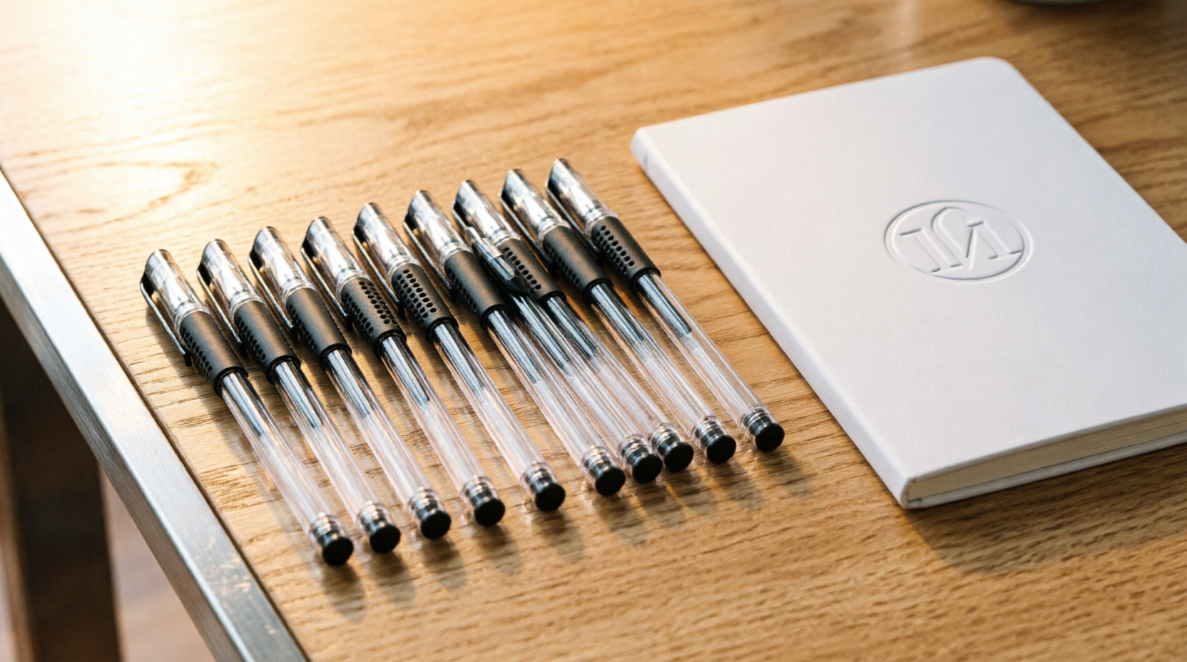 10 Pcs Black Gel Ballpoint Pens - Smooth Writing with Comfort Grip, Reliable & Durable Pens for Office & School
