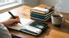A6 Dunix 96 Sheets (192 Pages)  Premium Notebook with Secure Clip Closure - Compact & Durable Writing Journal for Office, School & Home