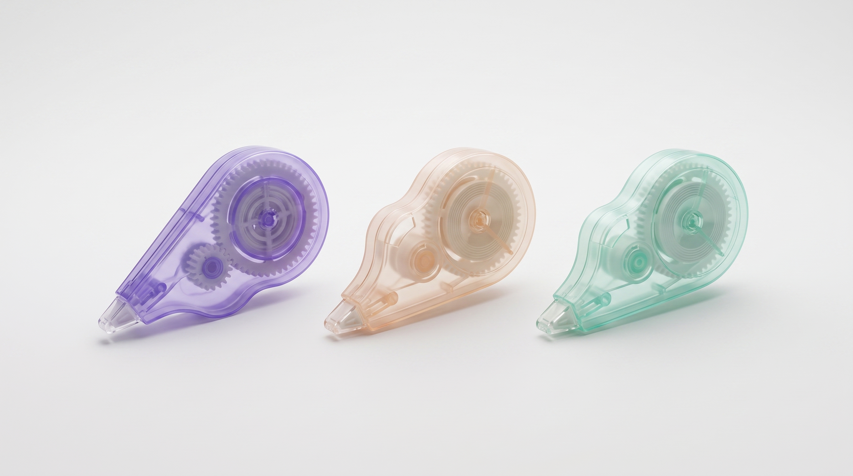Correction Tape - Clean, Precise & Instant Whiteout Tape Dispenser for School & Office Supplies (Assorted Colors)